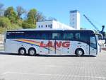 Volvo 9700 von Lang aus Deutschland im Stadthafen Sassnitz am 06.05.2018