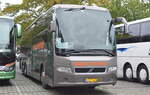 Hojmark Turistfart mit einem modernen VOLVO 9700 Reisebus am 23.09.21 Parkplatz Berlin Zoologischer Garten.