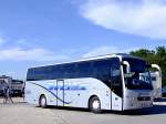 VOLVO,9700 von Weiss Busreisen trifft mit Grazer Fuballfan´s zum Bundesligaspiel in Ried ein;110716