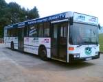 Infobus der wilhelm.tel GmbH aus Norderstedt  Ein ausrangierter und umgebauter HVV-Bus aus Hamburg