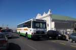 Südafrika / Kapstadt: MAN A63 18-232 FOC Explorer mit der Wagennummer 4218 des Unternehmens  Golden Arrow Bus Services , aufgenommen im April 2015 in Kapstadt.
