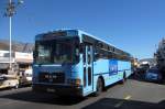 Südafrika / Kapstadt: MAN A63 18-232 FOC Explorer des Unternehmens  Sibanye Bus Service , aufgenommen im April 2015 in Kapstadt.