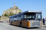 Contrac DES, Shuttlebus in beide Richtungen fahrbar, Mont-St-Michel/Frankreich September 2022