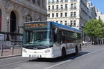 Heuliez GX Bus mit der Nummer 229, auf der Linie 57, ist in Marseille unterwegs.
