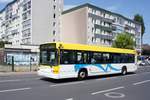 Frankreich / Région Normandie / Bus Cherbourg-en-Cotentin: Heuliez GX 317 (Wagen 813) von Zéphir Bus (Keolis Cherbourg), aufgenommen im Juli 2018 im Stadtgebiet von Cherbourg-en-Cotentin.