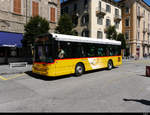 Postauto - HeuliezBus  TI  215387 unterwegs in der Stadt Lugano am 17.07.2020