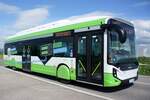 Bus Rheinland-Pfalz / Stadtbus Ingelheim: IVECO E-Way / Heuliez GX 337 ELEC (MZ-I 1568) der INGmobil GmbH (Transdev GmbH), aufgenommen im Mai 2023 im Stadtgebiet von Gau-Algesheim, einer Stadt im