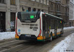 Dieser IVECO Crossway  708  (5L0 4269) fährt am 14.01.2017 durch Liberec.