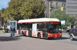 TMB, Barcelona. Irisbus/Castrosua CS40 City Versus CNG (Nr.1418) in Pla de Palau. (23.10.2014)