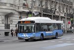 EMT, Madrid. Irisbus/Castrosua CS40 City CNG (Nr.8233) in Serrano-Goya (28.3.2016)