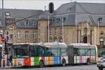 . MJ 8826 Irisbus Citelis Gelenkbus, an der Bushaltestelle am Bahnhof in Luxemburg aufgenommen.  28.01.16