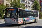 Irisbus Citelys vom Syncro, aufgenommen an der Bushaltestelle am Bahnhof von Chambery-Calles les Eaux. 09.2022