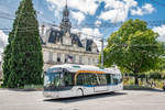 Irisbus Cristalis vor dem Rathaus von Limoges am 09.08.2017