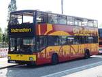 MAN SD 202 von Rostock City Tour aus Deutschland in Rostock am 19.08.2018
