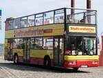 MAN ND 202 von Busunternehmen Manfred Scholz aus Deutschland in Stralsund am 05.09.2021
