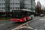 HLB Bus/MTV MAN Lions City Midibus am 28.12.21 in Hofheim Bahnhof