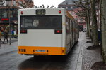 Am 04.12.2015 fährt MZ-SW 682 auf der Linie 61 durch die Innenstadt von Mainz.