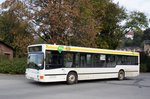 Bus Aue / Bus Erzgebirge: MAN NL der RVE (Regionalverkehr Erzgebirge GmbH), aufgenommen im Oktober 2016 am Bahnhof von Aue (Sachsen).