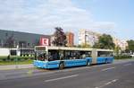 Kroatien / Bus Zagreb / Autobus Zagreb / Zagrebački Električni Tramvaj (ZET): MAN NG - Wagen 154, aufgenommen im Oktober 2017 an der Haltestelle  Sopot  im Stadtgebiet von Zagreb.