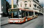 Aus dem Archiv: ABM Meinisberg Nr. 4/BE 61'024 MAN (ex Nr. 6) am 12. Oktober 1998 Biel, Bahnhof