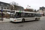Bus Aue / Bus Erzgebirge: MAN NL (ASZ-BV 11) der RVE (Regionalverkehr Erzgebirge GmbH), aufgenommen im Dezember 2018 im Stadtgebiet von Aue (Sachsen).