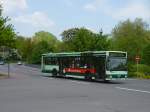 NVG-Wagen 243, einer der ltesten Busse der NVG befuhr am 26.4.11 die Linie 302 Ottweiler Tulpenweg - Neunkirchen Storchenplatz. (Neunkirchen Spitzbunker)