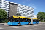Stadtbus Chemnitz / CVAG Chemnitz: MAN NG der Chemnitzer Verkehrs-AG (CVAG) - Wagen 379, aufgenommen im Juni 2016 in der Innenstadt von Chemnitz.