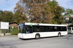 Bus Aue / Bus Erzgebirge: MAN NL der RVE (Regionalverkehr Erzgebirge GmbH), aufgenommen im Oktober 2016 am Bahnhof von Aue (Sachsen).