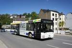 Bus Aue / Bus Erzgebirge: MAN NL der RVE (Regionalverkehr Erzgebirge GmbH), aufgenommen im April 2018 im Stadtgebiet von Aue (Sachsen).