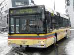 STI - MAN Bus Nr.99  BE 577099 unterwegs auf der Linie 6 in Thun am 12.12.2008