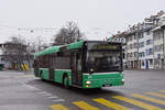 MAN Bus 822, auf der Linie 33, fährt zur Endstation an der Schifflände. Die Aufnahme stammt vom 27.01.2021.