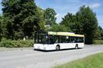 Stadtverkehr Schwarzenberg / Stadtbus Schwarzenberg / Bus Erzgebirge: MAN NL (ASZ-BV 67) der RVE (Regionalverkehr Erzgebirge GmbH), aufgenommen im Juli 2021 im Stadtgebiet von Schwarzenberg /