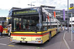 MAN Bus 89, auf der Linie 1, wartet am 01.10.2008 an der Haltestelle beim Bahnhof Thun.