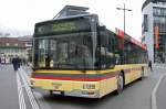 MAN Bus BE 577098 auf der Linie 6 am Bahnhof Thun. Die Aufnahme stammt vom 12.04.2010.