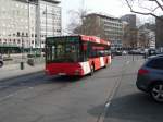 Ein RKH MAN Bus am 27.03.11 in Frankfurt am Main Hbf als Museumsufer Linie 