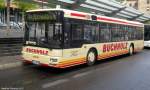 MAN Bus der Firma Buchholz Reisen am Saarbrücker-Hauptbahnhof.