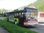 Ein mittlerweile durch einen Setra S415NF ersetzer MAN NL263 der Sihler KG. Zugelassen als GP-SI-490 und mit Werbung f�r Mirjam Care versehen.