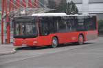 RADOLFZELL (Landkreis Konstanz), 22.02.2015, Stadtbus an der zentralen Haltestelle Bahnhof