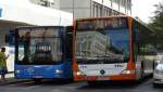 Palatina Bus MAN Lions City und RNV Mercedes Benz Citaro C1 Facelift 7541 am 11.07.15 in Ludwigshafen 