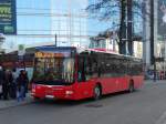 Neuer DB Rhein Neckar Bus MAN Lions City am 29.01.16 in Heidelberg