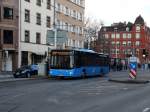 DB Rhein Neckar Bus MAN Lions City am 25.02.16 in Heidelberg 