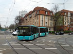 VGF/ICB (In der City Bus) MAN Lions City G Wagen 410 als SEV auf der Linie U5 am 14.04.16 in Frankfurt am Main