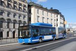 MAN Lions City Stadtbus, Wagen 7159, mit Biogasantrieb am 20.9.2016 in Stockholm.