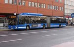 MAN Lions City Stadtbus, Wagen 7179, mit Biogasantrieb am 20.9.2016 in Stockholm