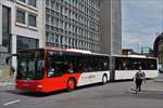 VE 2074, MAN Lion's City Gelenkbus, von Voyages Ecker, gesehen in der Stadt Luxemburg.