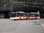 regiobus Gossau - MAN Lion`s City Nr.46  SG 38472 unterwegs auf der Linie 151 vor dem SBB Bahnhof bei den Bushaltestellen in St.Gallen am 09.03.2018