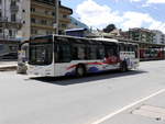 Postauto / Ortsbus Brig - MAN Lion`s City  VS  449117 vor dem Bahnhof in Brig am 18.05.2018