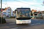 Stroh Bus MAN Lions City am 09.03.19 in Frankfurt am Main Enkheim auf der Linie 551 