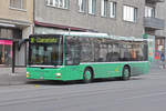 MAN Lions City der Margarethen Bus AG, auf der Linie 38, bedient die Haltestelle Universitätsspital.