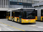 Postauto - MAN Lion`s City BE 32923 in Bern bei den Postauto Haltestellen auf dem Dach des Bahnhof Bern am 07.09.2020